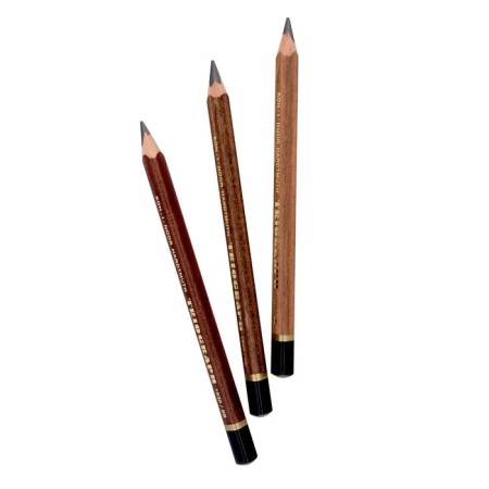 Pencils of Black -Grandian Triograph, thickened Trihgran, 2B, 4V, 6B 1833