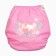 Reusable diaper "our flower", 3-15 kg, pink color, crush me