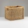Wicker basket, 36x26x27, seaweed