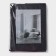 Stelly box for storage with a lid LadOM, 40 × 30 × 25 cm, black color
