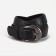 Children's belt, width - 2cm, screw, buckle for metal, black color