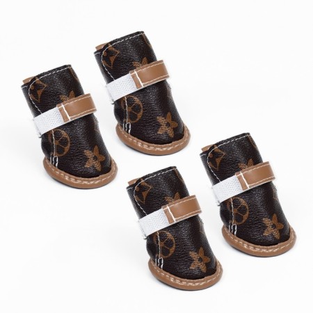 Modnik boots, set 4 pcs, 2 size (4.4 x 3.4 cm), brown-4