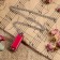 Music Life 4 Harly Harly, 8 tones, 3.5x1.5x1cm, chain 28cm, pink