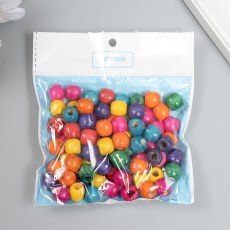 Beads for creativity tree "Multi -colored" set of 80 pcs 1.1x1.2 cm-3