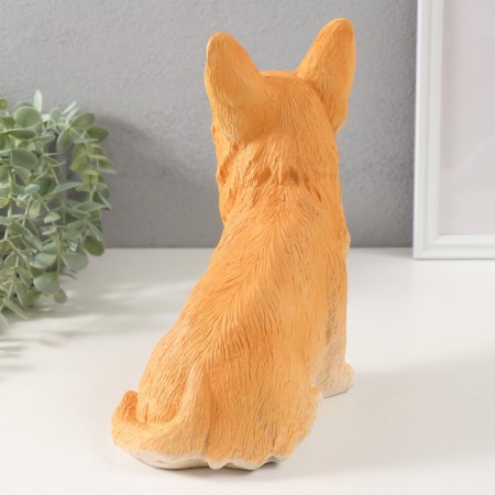 Figure "Puppy Corgi" 23 x 11 x 24 cm.-3