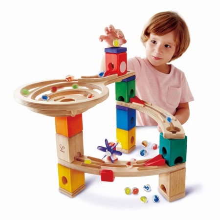 The designer-labyrinth is a wooden "race", with a ball and crossings-1