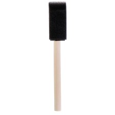 Sponge brush flat zhk 25 mm, foam rubber, wooden handle