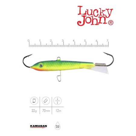 Balancir Lucky John Classic 7, 7 cm, color 29-1