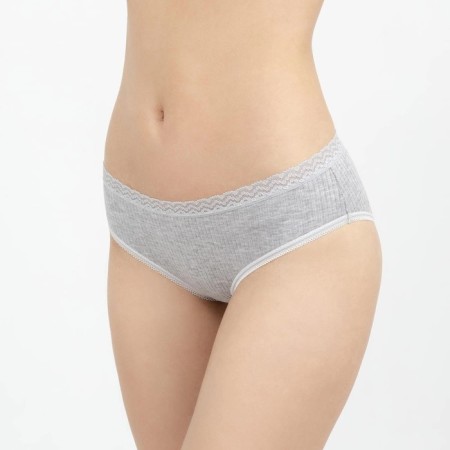 Cowards female slips, color gray melange, size 42-1