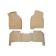 3D mats in a salon for Toyota Land Cruiser (200 r) 2012- P.R., 3 pcs. beige