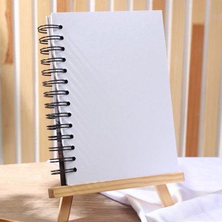 Sketchbook in a solid cover A5, 80 sheets 160 g/m2 "Parrot"-2