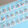 Stickers in the roll "ice rink", 500 pcs, 3.5 x 2.5 cm