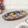 Rishtan ceramics "Atlas", 29.5 cm, multi -colored, oval