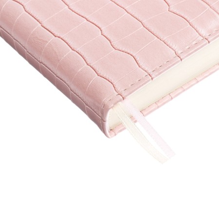 Dated diary 2025 A5 168 sheets, Devente.Barbara, a solid cover to leatherette with foam, praise, perforation, lies, block 70, pink-3