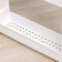 Flooring 3-section, on wheels, white color