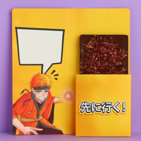 A postcard with a place for chocolate "Cool"-1
