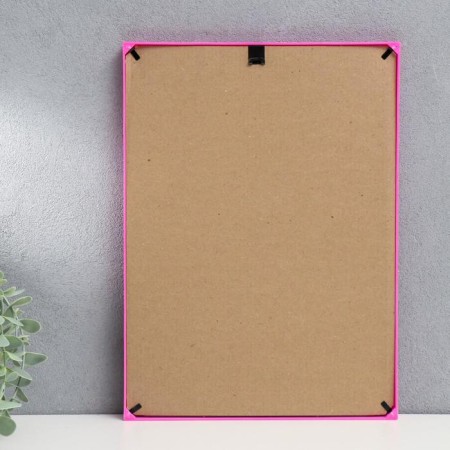 Photo frame plastic L-1 21x30 cm Magenta (plastic screen)-2