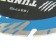 Disk diamond cutting tundra, Turbo-segment with protective sectors, dry cut, 180 x 22 mm