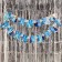 Set for the holiday "Happy Birthday", garland 210 cm, rain 1x2 m, cold heart
