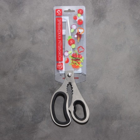 Scissors kitchen shares "Profi", 23 cm, black color-7