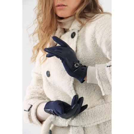 Gloves are female, dimensionless, without insulation, blue color-1