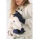 Gloves are female, dimensionless, without insulation, blue color