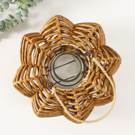 Climber Plastic for 1 candle "Pumpkin" Natural 11x26x19 cm-2