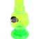 Bong, H-15 cm, "drop", acrylic, green