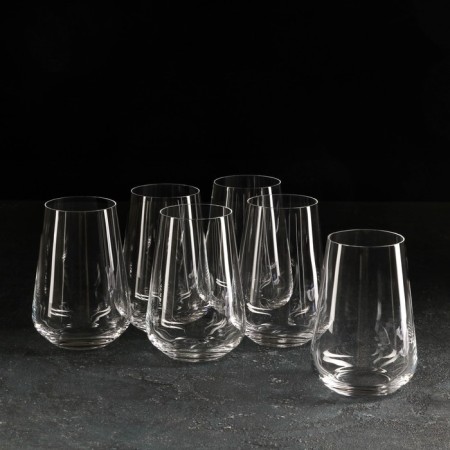 A set of water glasses Bohemia Crystal "Sandra", 380 ml, 6 pcs