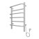 Terminus heated towel rail "Euromix" P6, 450x600 mm, on the right, white matte