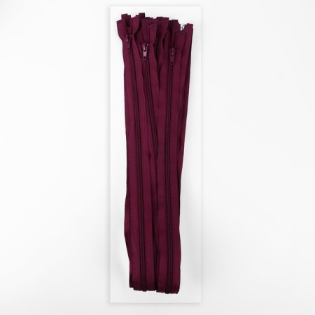 Lightning "Spiral", No. 5, detachable, automatic lock, 80 cm, cherry color-2
