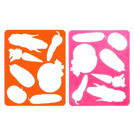 Stencil for drawing "vegetables", euro suspension, mix