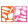 Stencil for drawing "vegetables", euro suspension, mix