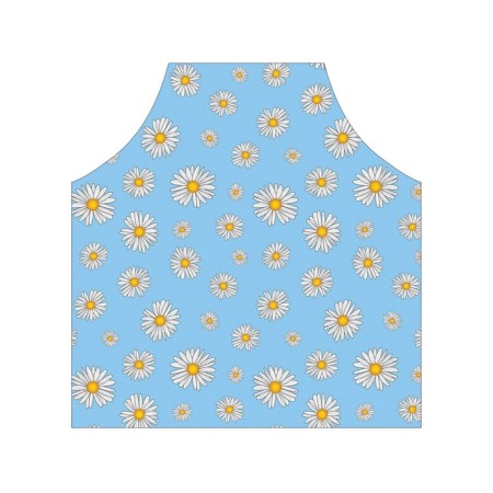 Apron kitchen with a photo print "Field chamomile", adjustable, size OS-2