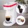 Coffee machine KitFort KT-7122-1, capsule, 800 watts, 0.36 l, white-pink