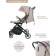 Stroller walking children's indigo trip, beige color