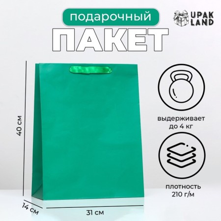 Laminated Green Packet, 31 x 40 x 14 cm