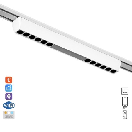 SLAM SLIM SLIM "Line Track33" LED 18W 3000K-6000K 48V CRI90 White 3.2x3.8x3.8 cm 990943