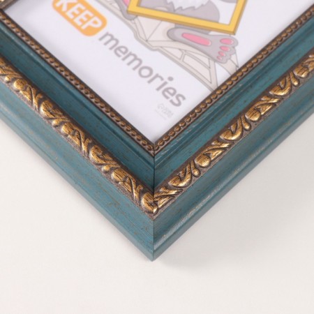 Photo frame Plastic "Babylon" 10x15 cm, emerald-2