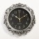Wall clock, series: interior, "catage", discrete move, D-17 cm, 27 x 26 cm