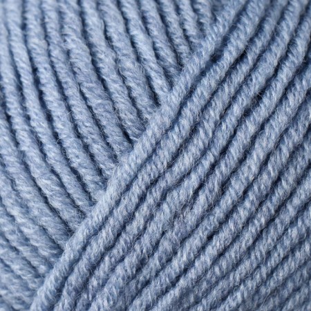 Yarn "Lanagold" 51% acrylic, 49% wool 240m/100g (221 light jeans)-2