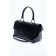 Bag women, genuine leather, Ludor black, 24x11x15 cm