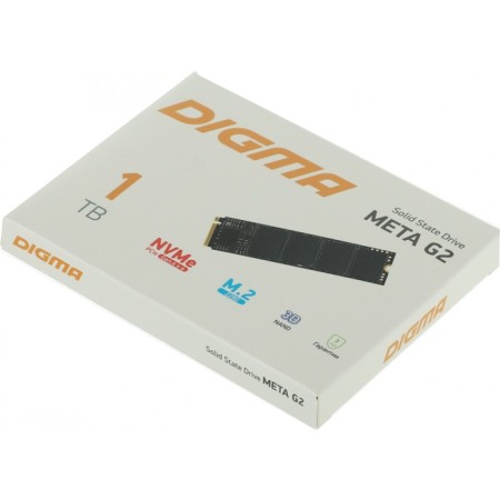 SSD Digma PCI-E 4.0 X4 1TB DGSM4001TG23T META G2 M.2 2280-4