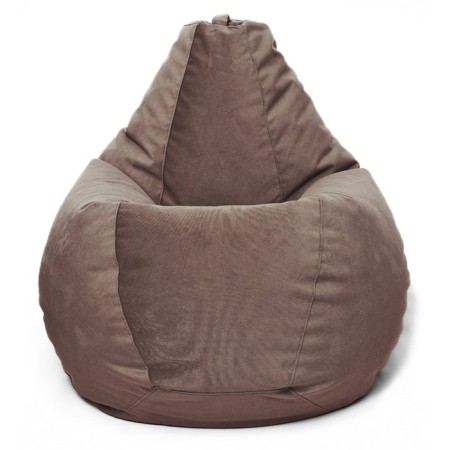 Masteri-Maserrati positive chair, size XL, diameter 95 cm, height 125 cm, velor, brown color-1