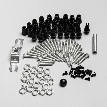 Set for the lamp "Pauk-16" black 25x25x4cm-3