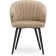 Banbu Velutto 05 Metal/velor, black/beige 54x50x76 cm.