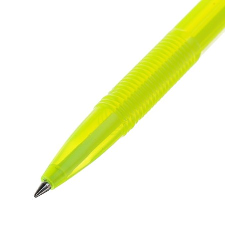 Ballic handle Lancer Office Style 820, needle node 0.5 mm, blue ink, yellow neon body-2