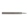 Tundra file for sharpening chains drank, flat, steel U10, No. 3, 200 mm