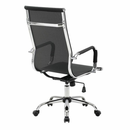 Office armchair Brabix "Line EX-530", chrome, mesh, black, 531846-2