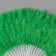 Fan plastic, green "green" h = 26 cm 25 blades 3x50x26 cm